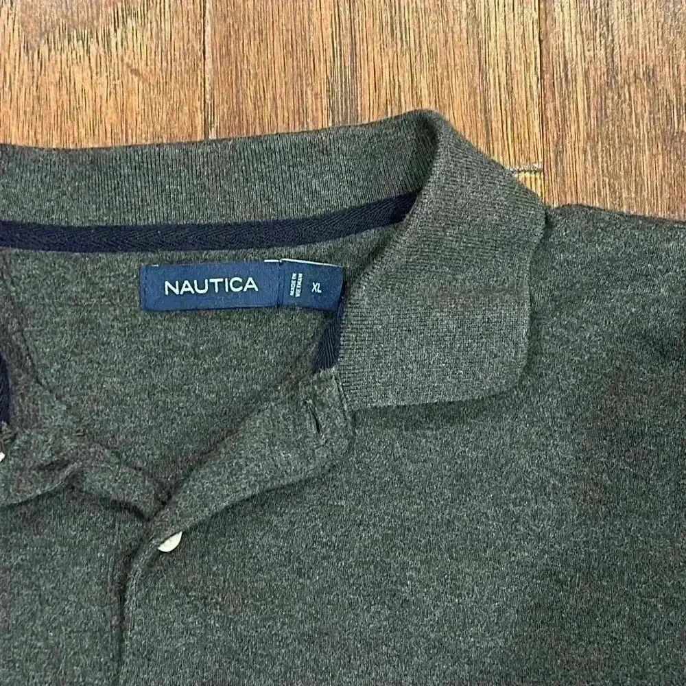 XL NAUTICAL DARK GRAY POLO - Picture 3 of 5